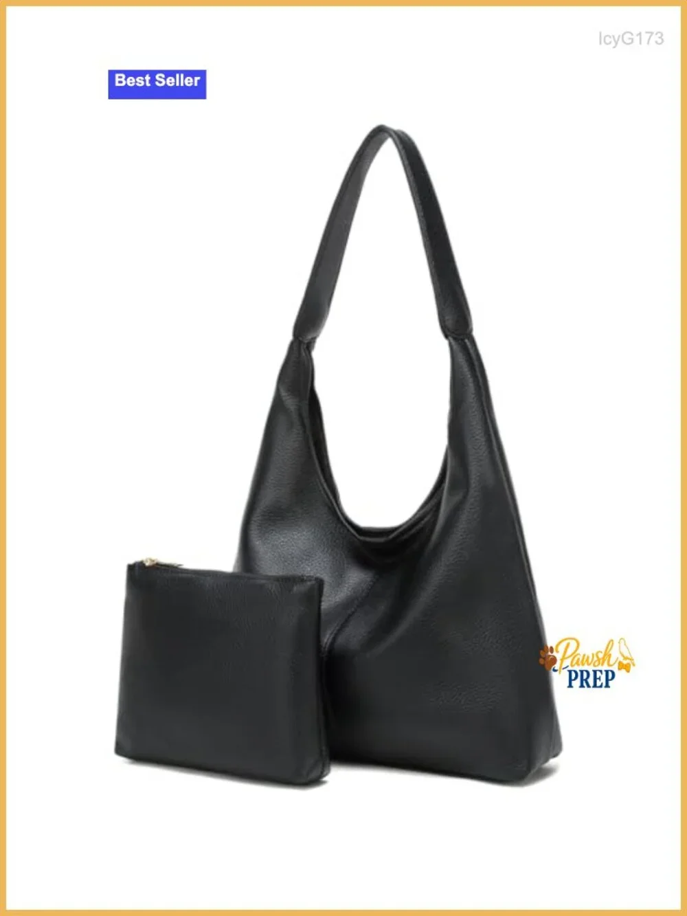 Women Slouchy Pu Leather Hobo Shoulder Bag Tote Work Travel Large Capacity